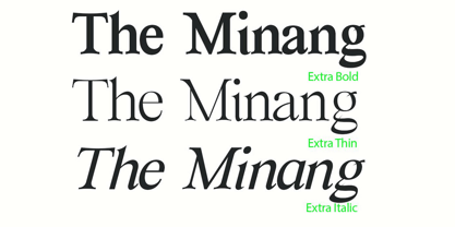 The Minang Font Poster 10