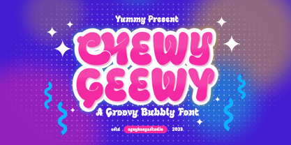 Chewy Bubble Font · 1001 Fonts