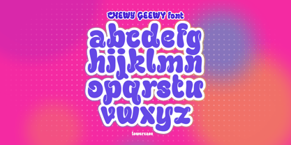 Chewy Bubble Font · 1001 Fonts