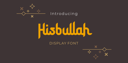 Hisbullah Font Poster 1