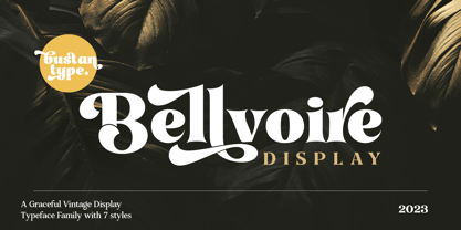 Bellvoire Display Font Poster 1