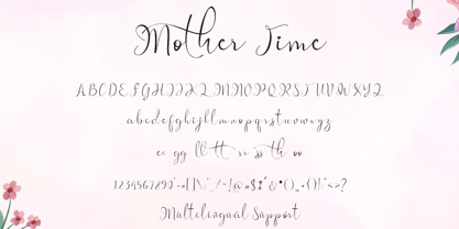 Mother Time Font Poster 5