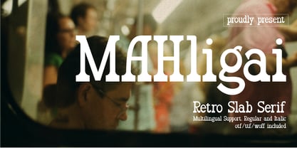 Mahligai Font Poster 1