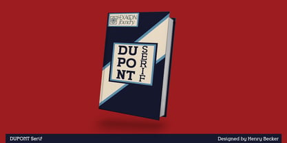 Dupont Serif Font Poster 11
