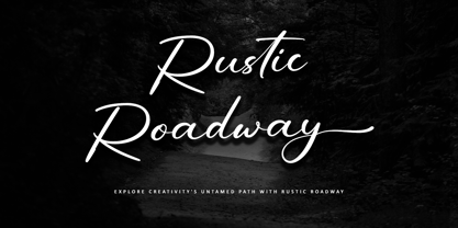 Rustic Roadway Font Poster 1