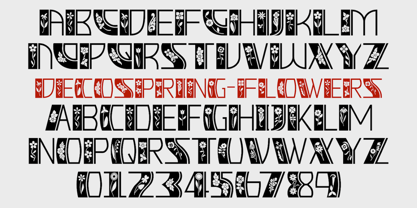 Deco Spring Font Poster 6
