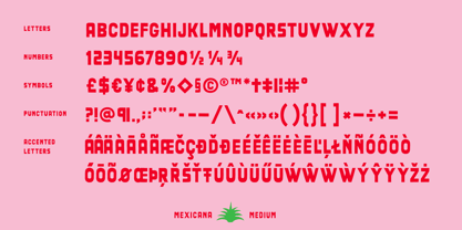 Mexicana Font Poster 7