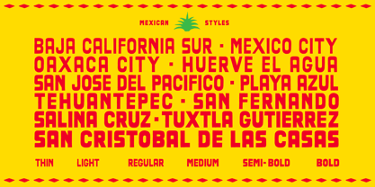 Mexicana Font Poster 5