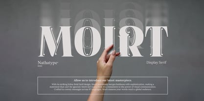 Moirt Font Poster 1