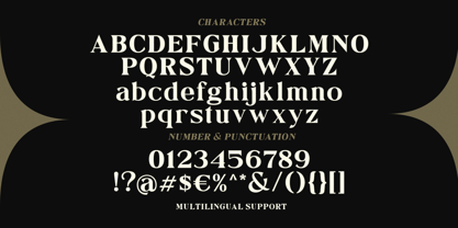 Regale Belmore Font Poster 6