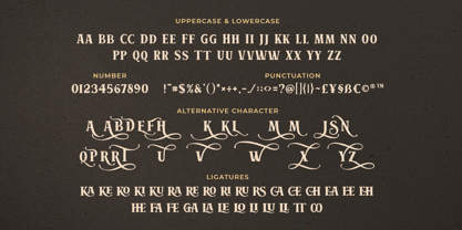 Crafter Signature Serif Font Poster 10