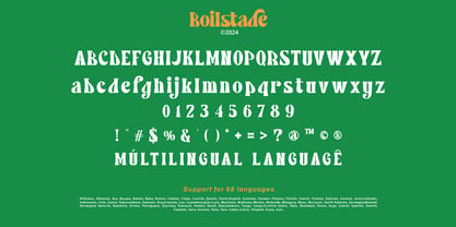 Boilstade Font Poster 10