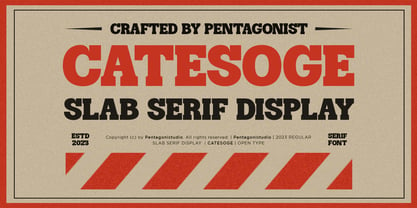 Catesoge PS Font Poster 1