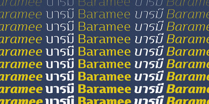 Baramee Font Poster 7