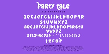 Party Tale Font Poster 7