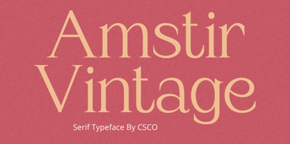 Amstir Font Poster 10