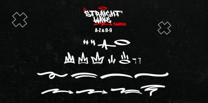 Straight Wave Font Poster 3