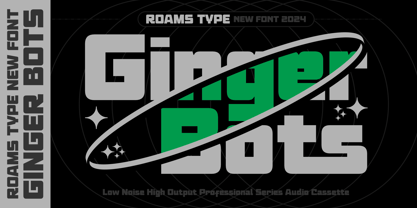 Ginger Bots Font Poster 10