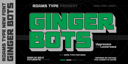 Ginger Bots Font Poster 1