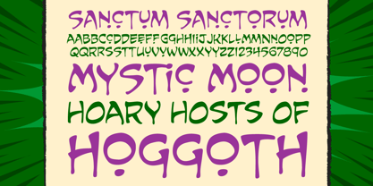 Sanctum Sanctorum Font Poster 2