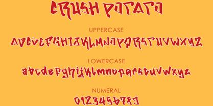 Crush Potato Font Poster 7