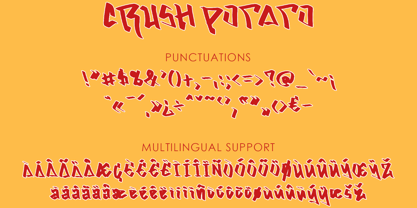 Crush Potato Font Poster 8