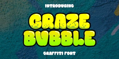 Craze Bubble Font Poster 1