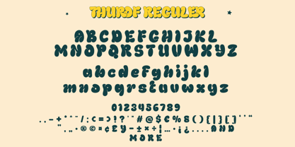 Thurof Font Poster 9