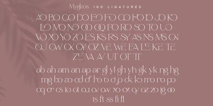 Myglaos Font Poster 14