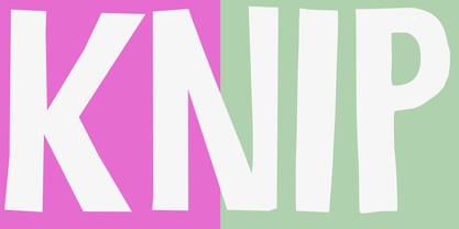 Knip Font Poster 1