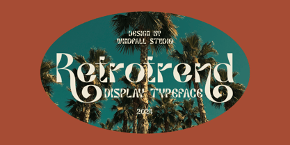 Retrotrend Font Poster 1