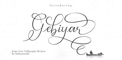 Gebiyar Font Poster 1