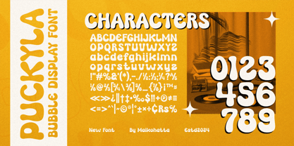 Puckyla Font Poster 3