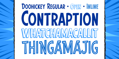 Doohickey Font Poster 2