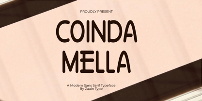 Coinda Mella Font Poster 1