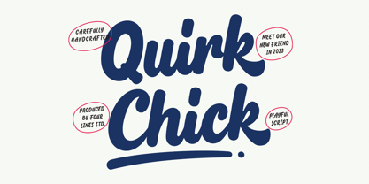 Quirk Chick Font Poster 1