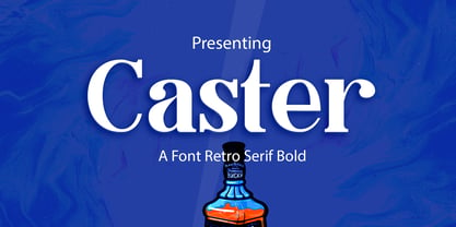 Caster Font Poster 1