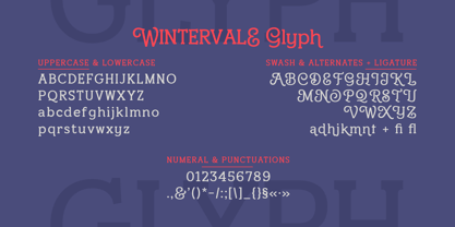 Wintervale Font Poster 9