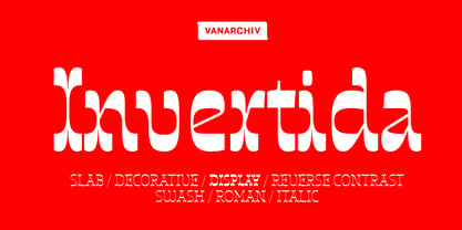 Invertida Font Poster 1