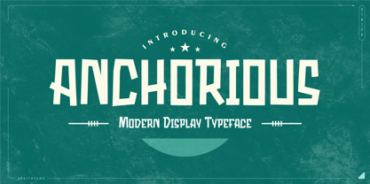 Anchorious Font Poster 1