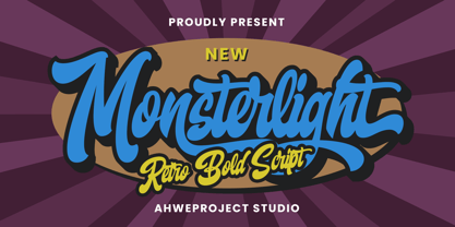 Monsterlight Font Poster 1