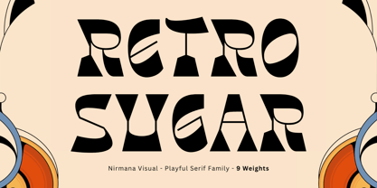 Retro Sugar Font Poster 1