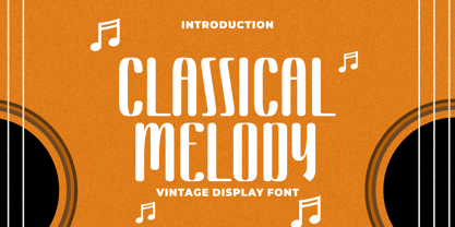 Classical Melody Font Poster 1