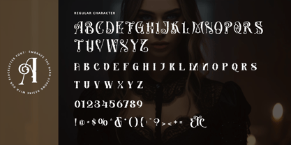 Blacker Gothic Font Poster 11