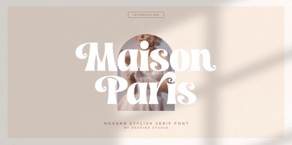 Maison Paris Font Poster 4