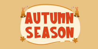 Autumn School Font Poster 2
