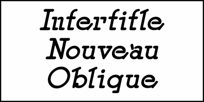 Intertitle Nouveau JNL Font Poster 6