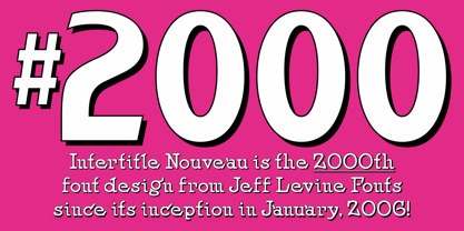 Intertitle Nouveau JNL Font Poster 2