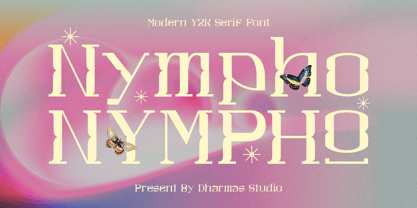 Nympho Font Poster 1