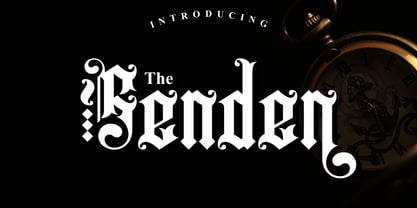 The Senden Font Poster 1